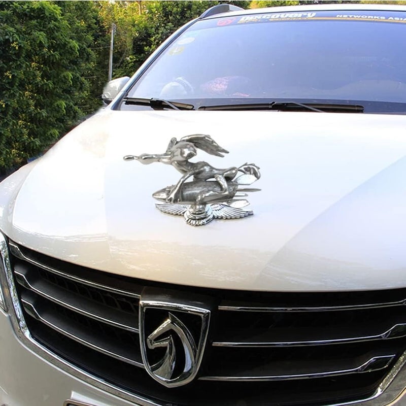 Rneswi Hood Ornaments for Vehicles Coyote Hood Ornament Made of Alloy for All Types of Cars Hoods Motorcycle Styling - Image 5